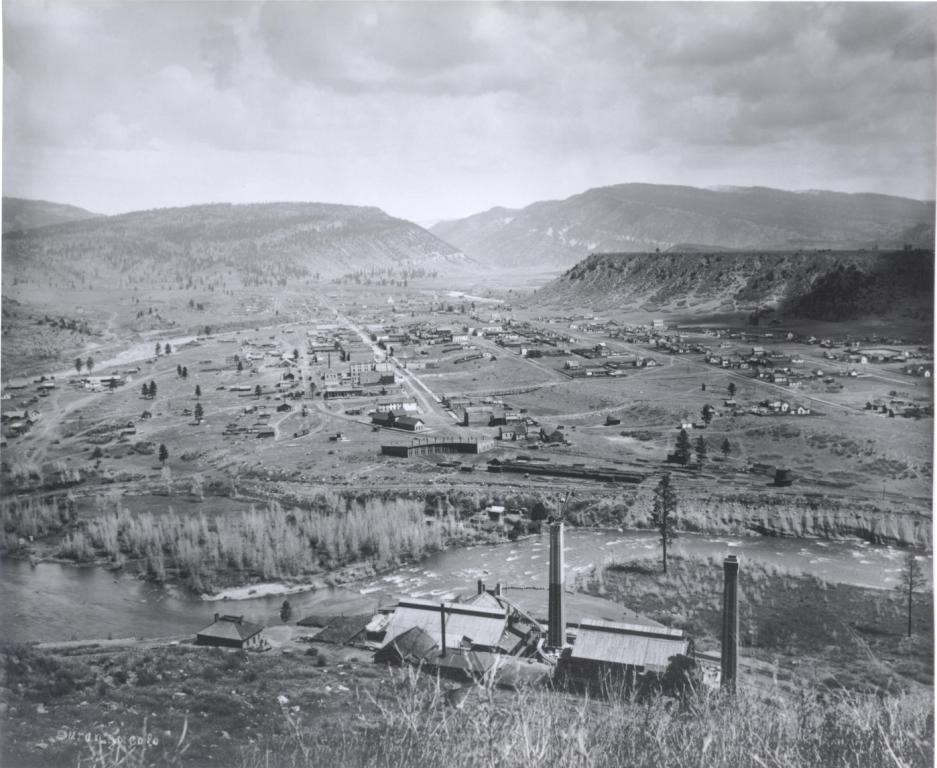Image of smelter overlooking Durango