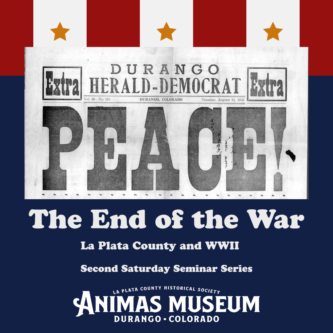 image of Durango Herald headline PEACE style=