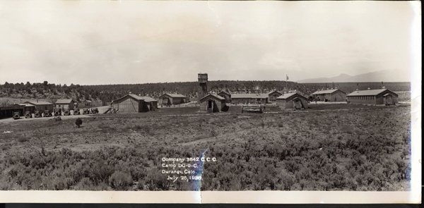 CCC camp on Resevoir Hill