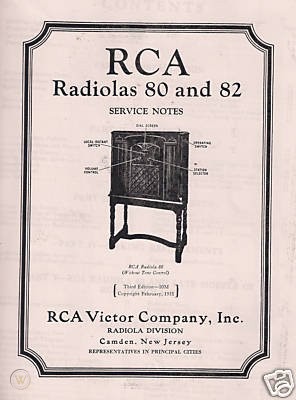 Radiola 80 manual