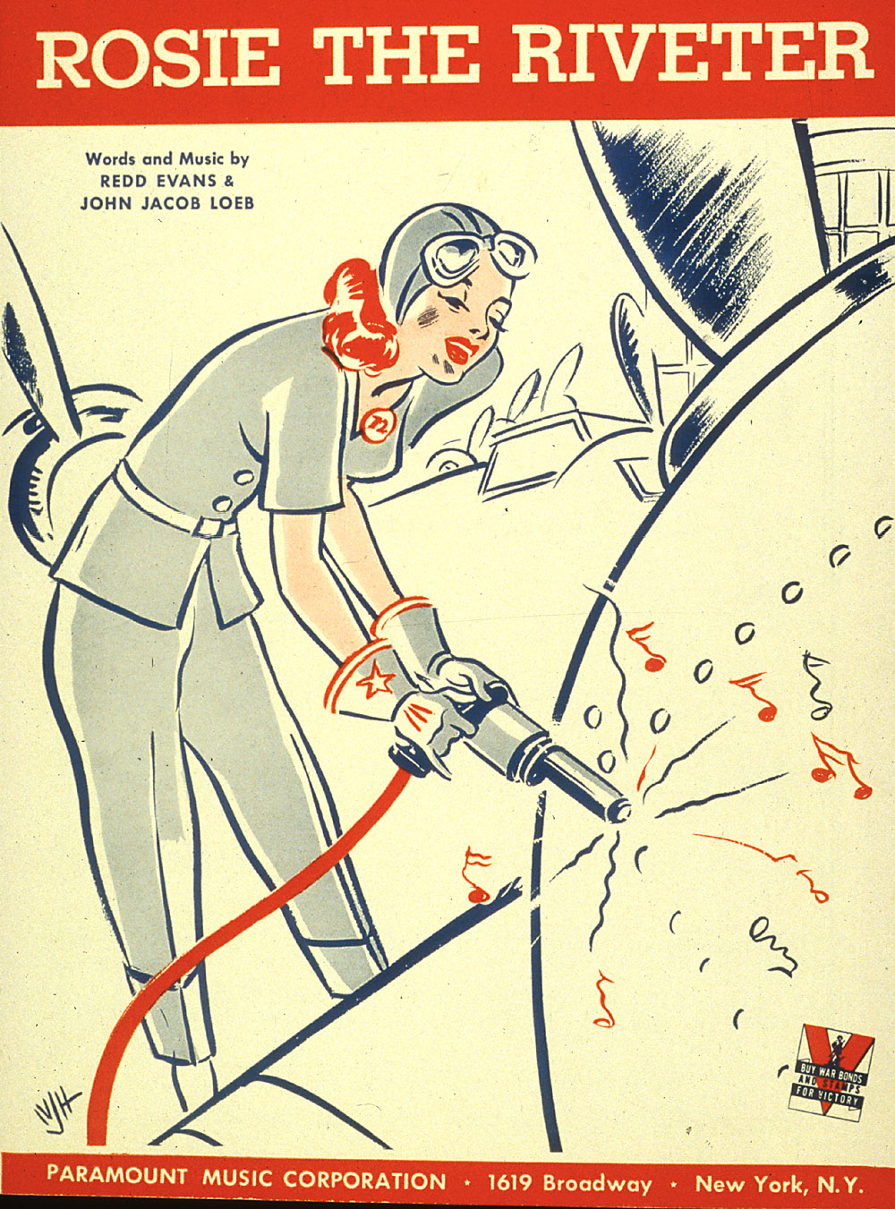 cover of Rosie the Riveter sheet music