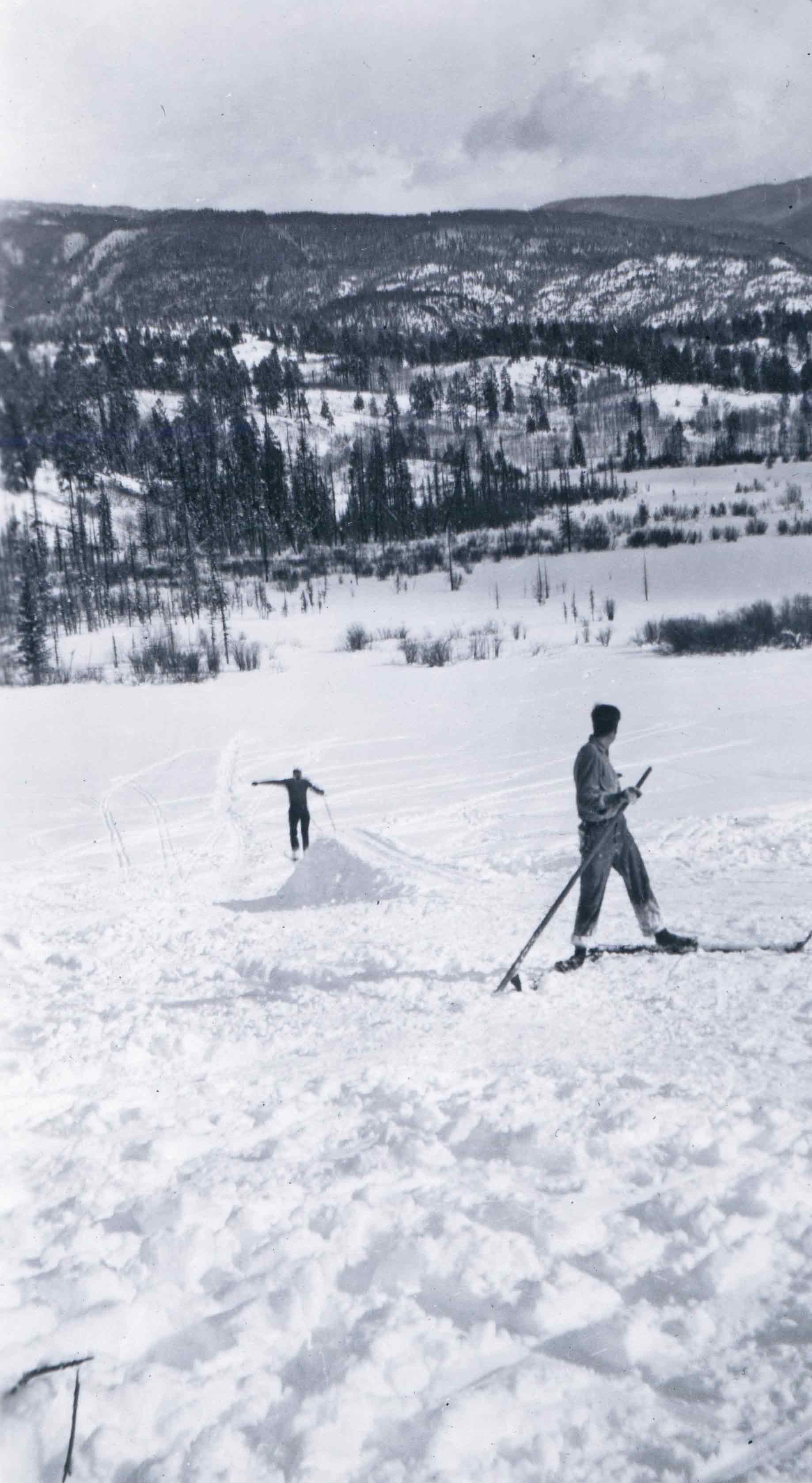 ski jumpers