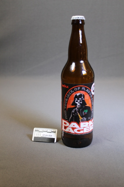 2017 beer bottle