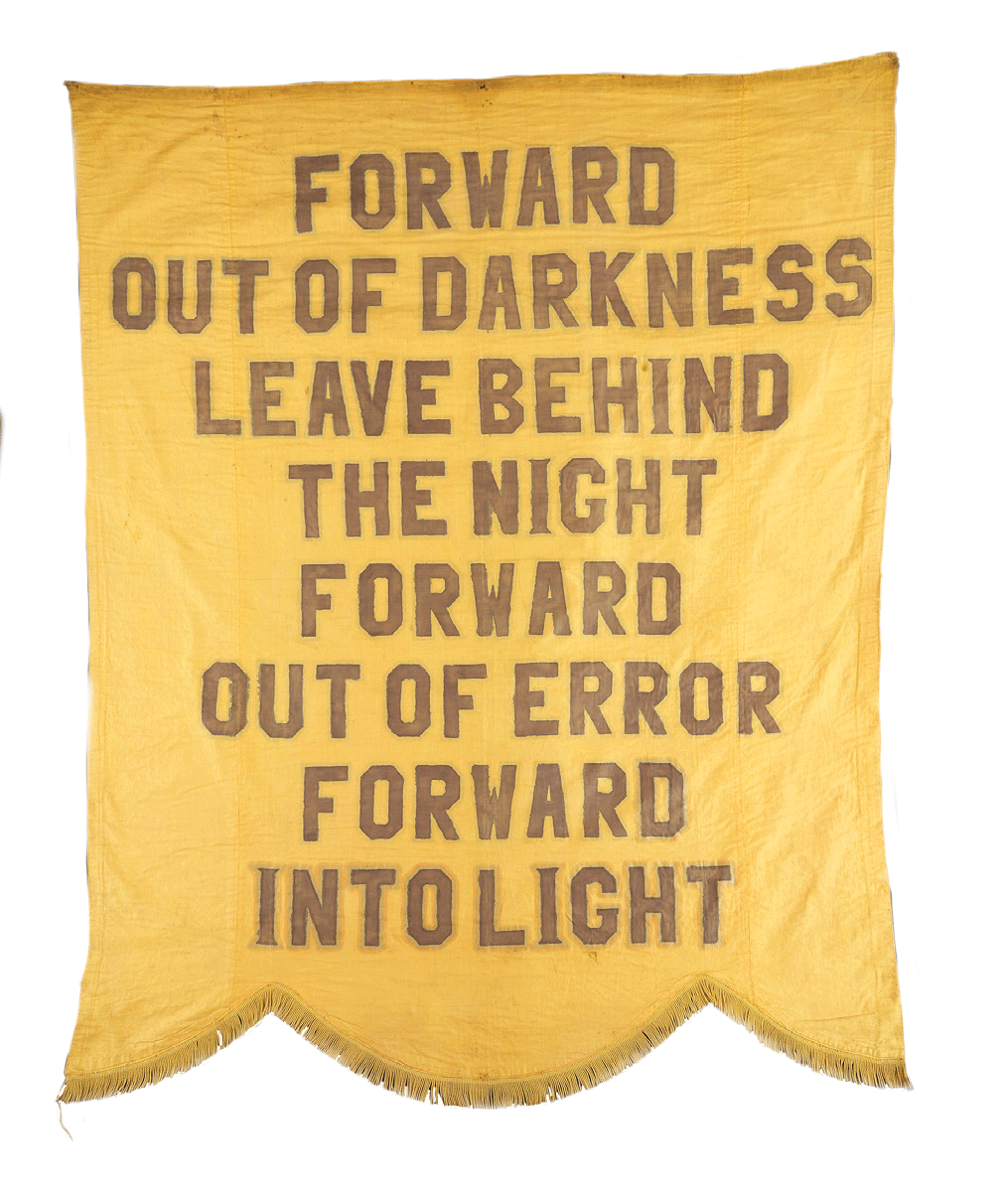 Suffragist banner