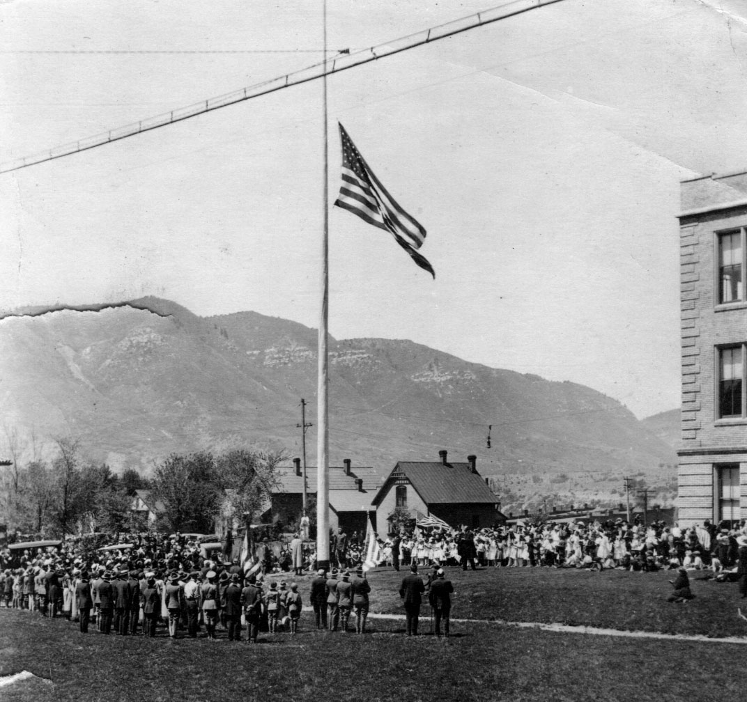flag raising