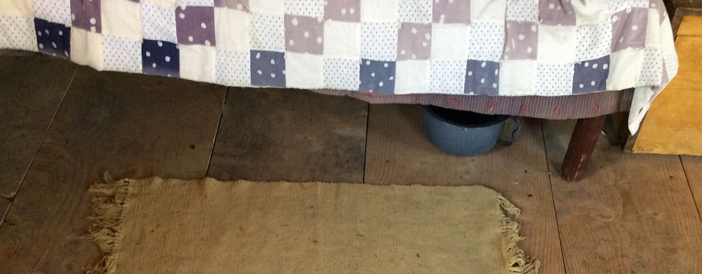 Chamber pot under the bed